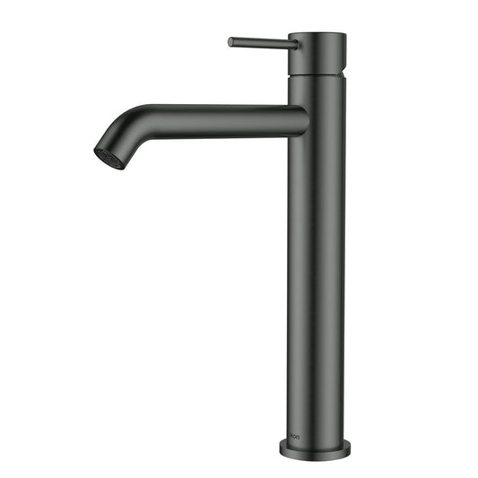 Hali Basin Mixer - High Rise / Gun Metal
