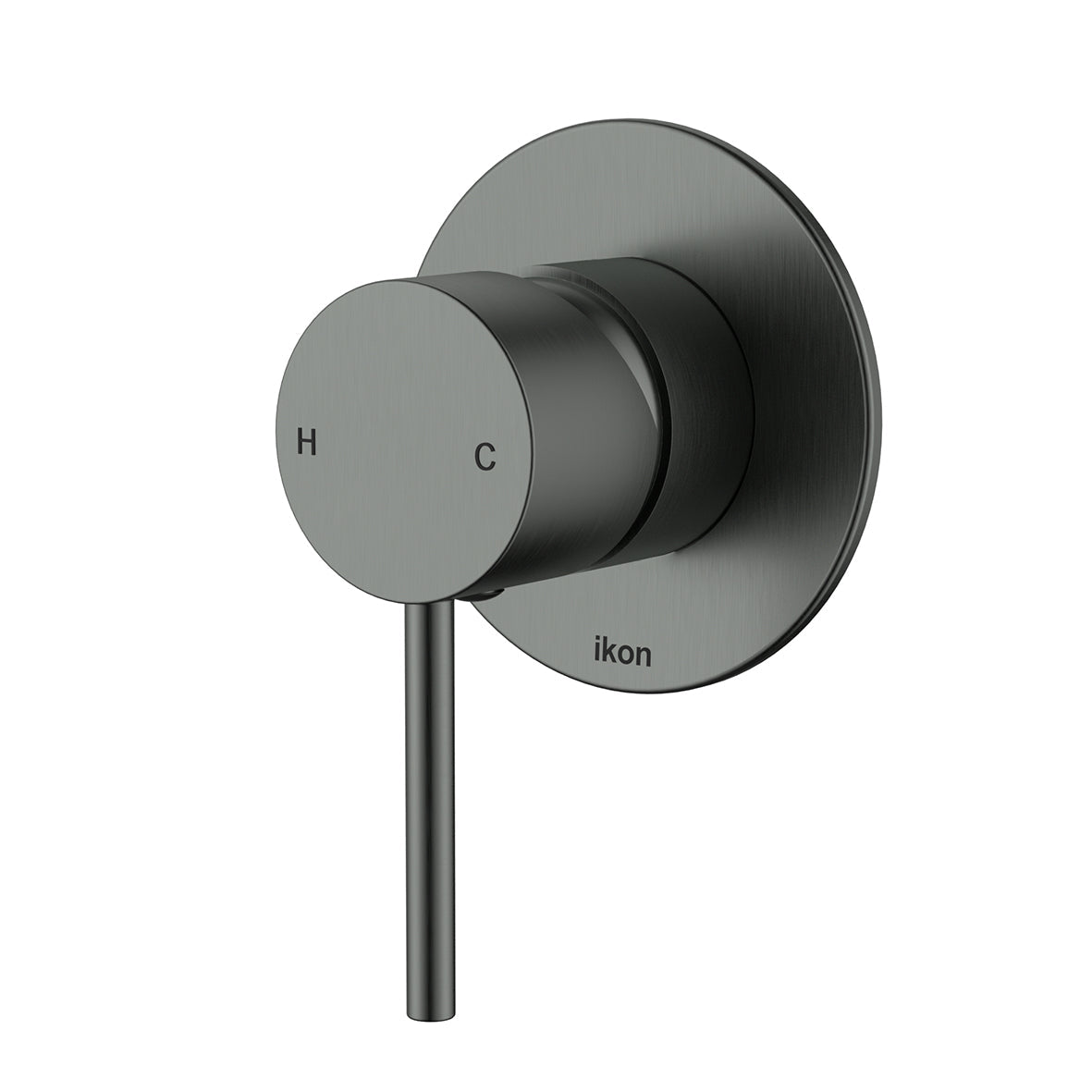 Hali Wall Mixer 80mm Cover Plate - Brushed Nickel