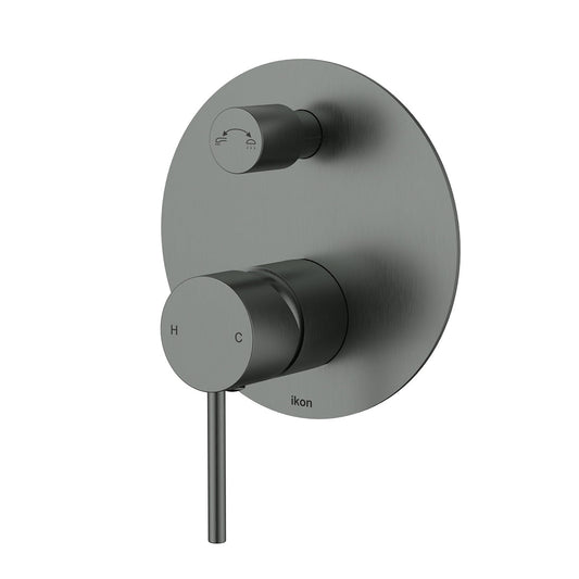 Hali Wall Mixer Diverter - Gun Metal