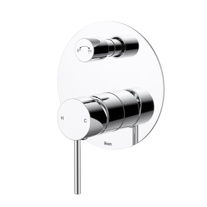 Hali Wall Mixer Diverter - Brushed Nickel