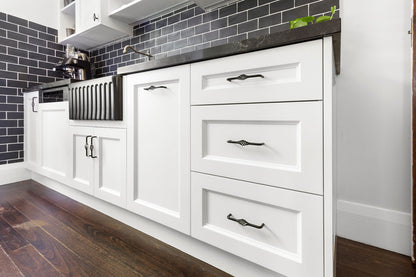 Novi 60 x 46 Fine Fireclay Matte Black Farmhouse Butler Sink