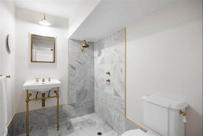 Claremont 58 x 45 Nuovo Basin Stand - Brushed Brass