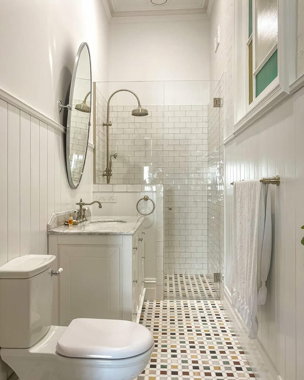 Coventry 120 x 55 Single Bowl Satin White Vanity with Real Marble Top & Ceramic Undercounter Basin