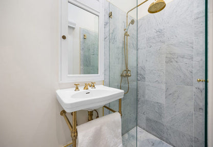 Claremont 58 x 45 Nuovo Basin Stand - Brushed Brass