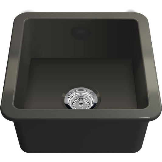 Turner Hastings CU46FSMBOF Cuisine Single Bowl  Fireclay Sink with Overflow