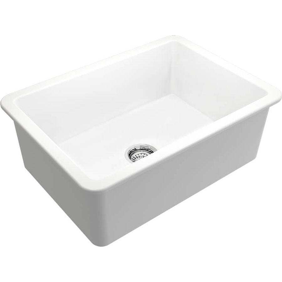 Turner Hastings CU683FSMW Cuisine Single Bowl  Fireclay Sink