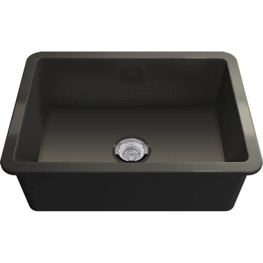 Turner Hastings CU68FSMBOF Cuisine Single Bowl  Fireclay Sink with Overflow