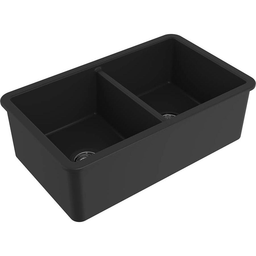 Turner Hastings CUD85FSMB Cuisine Double Bowl  Fireclay Sink