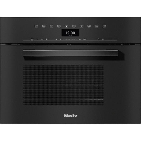 Miele DGM7440OBLK Vitroline 45cm Obsidian  Combination Steam Microwave Oven