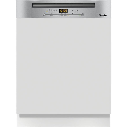Miele G5210BKICLST  Steel Semi Integrated Dishwasher