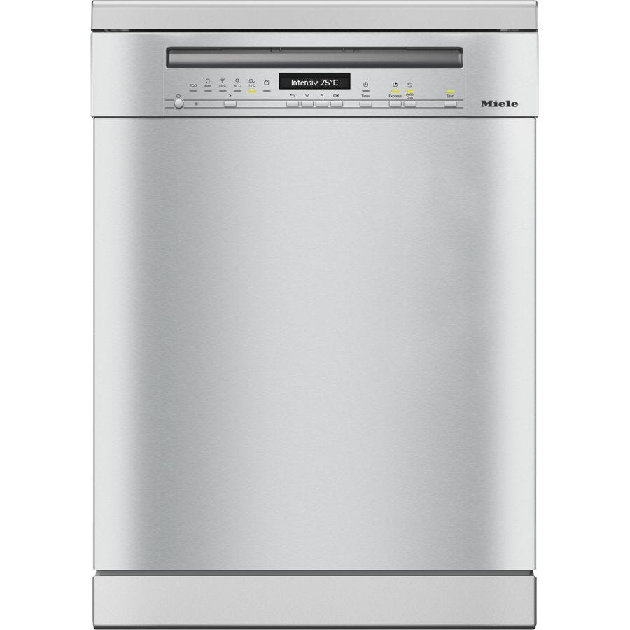 Miele G7114SCCLST CleanSteel Freestanding dishwasher with AutoDos