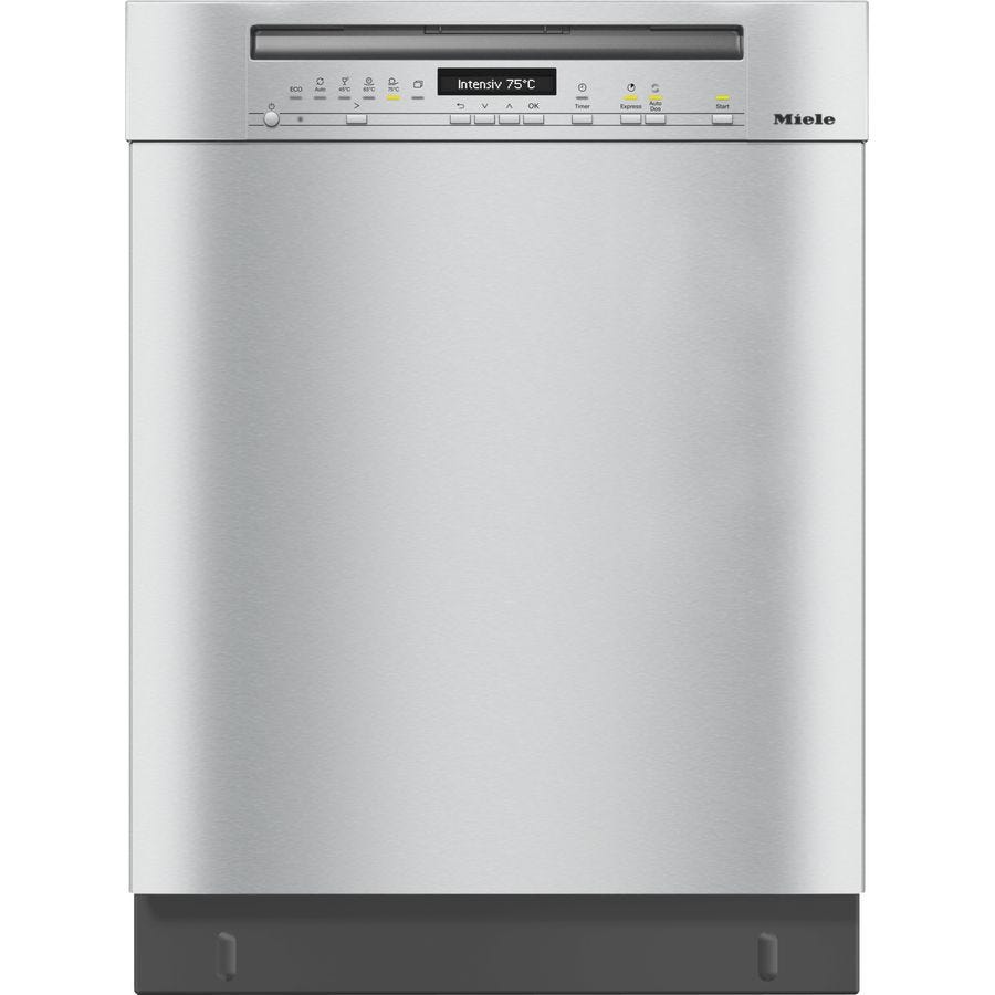 Miele G7114SCUCLST CleanSteel Built Under Dishwasher with AutoDos
