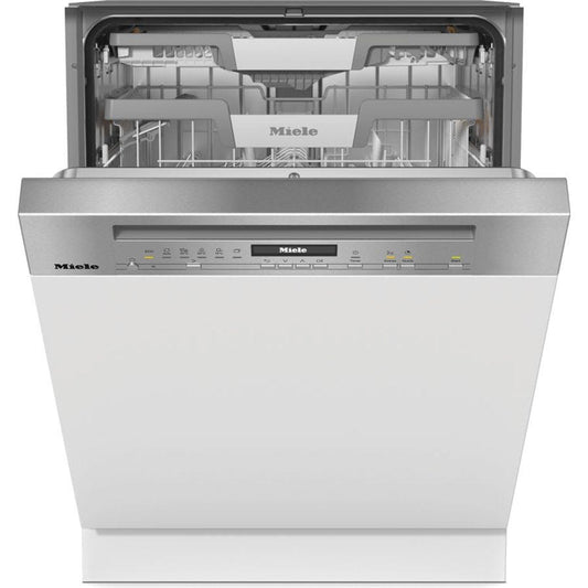 Miele G7130SCiCLST CleanSteel Semi-Integrated Dishwasher with AutoDos