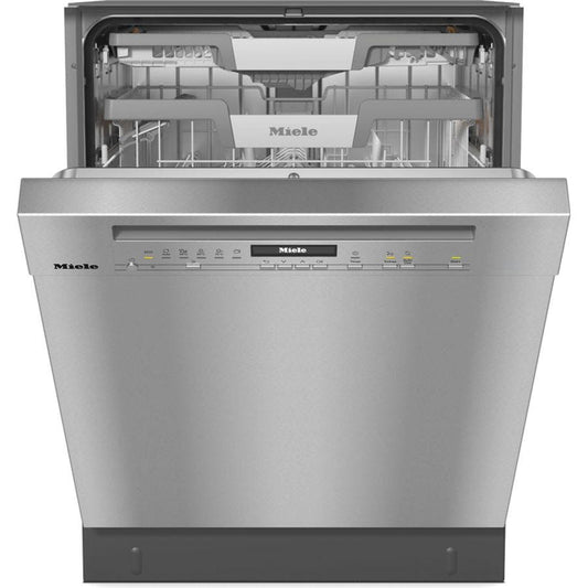 Miele G7130SCUCLST CleanSteel Built Under Dishwasher with AutoDos