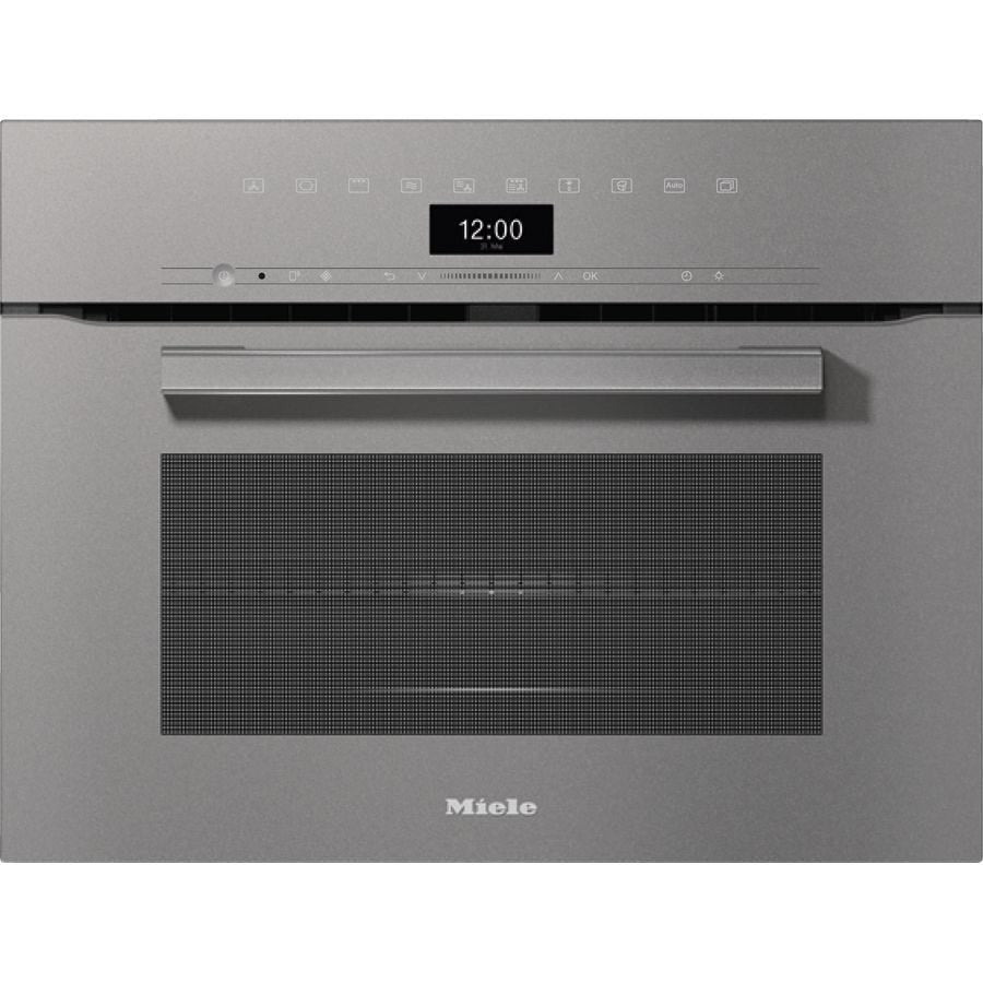 Miele H7440BMGREY VitroLine 45cm Graphite Grey Combination Microwave Oven