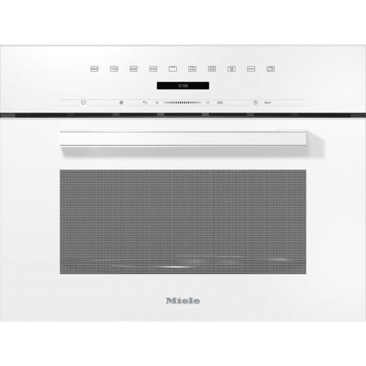Miele M7244TCBRW Vitroline 60cm Brilliant  Built In Microwave Oven with Grill