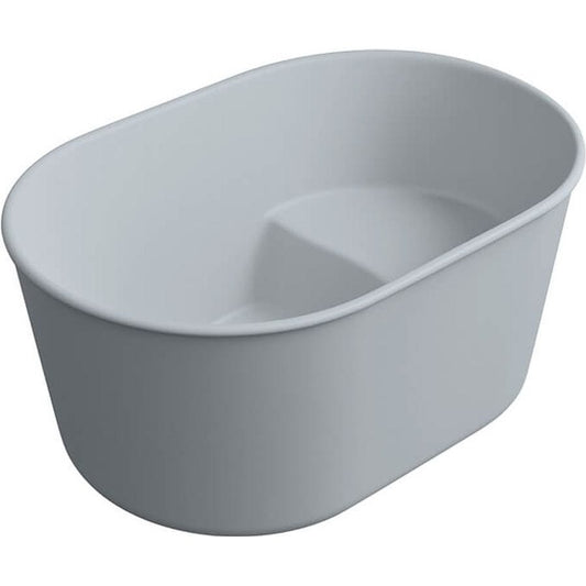 Turner Hastings OW1114TCBSFPOWDERGREY Onwa Powder Grey Freestanding Bath
