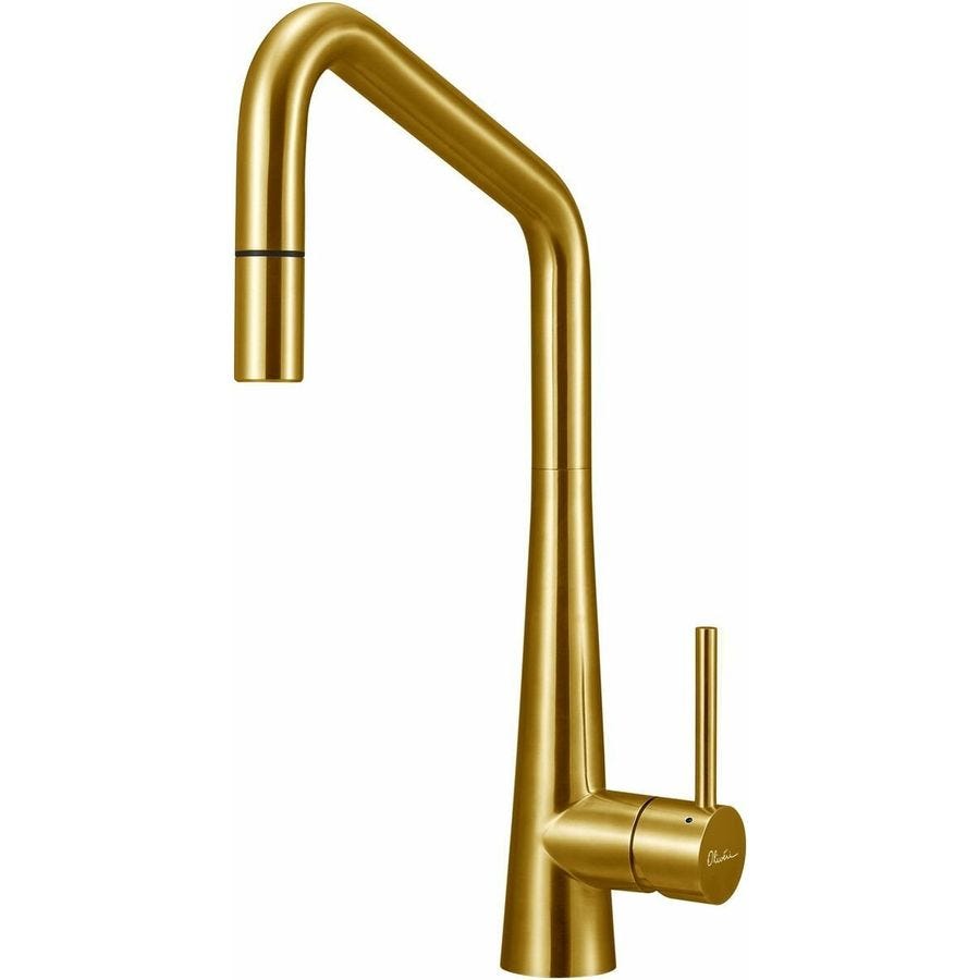 Oliveri SS2575AU Essente Brushed  Gooseneck Pull Out Mixer Tap