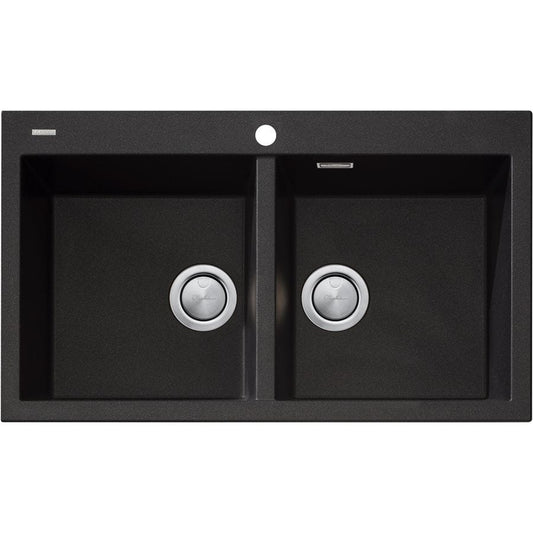 Oliveri STBL1564OF Santorini Double Bowl  Sink