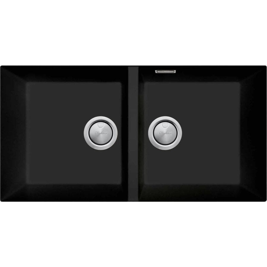 Oliveri STMB1563UOF Santorini Double Bowl  Sink