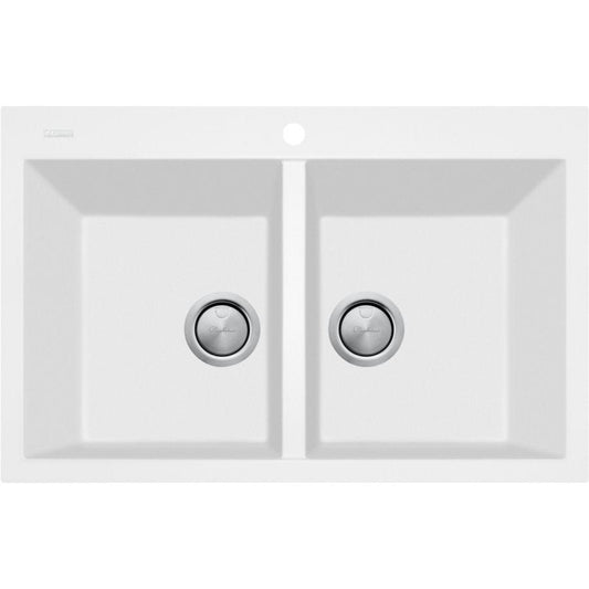 Oliveri STWH1574 Santorini Double Bowl  Sink