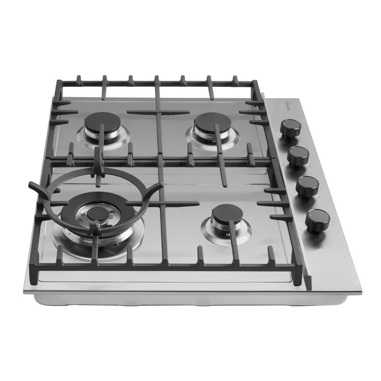 Omega 60cm Gas Cooktop, Stainless Steel