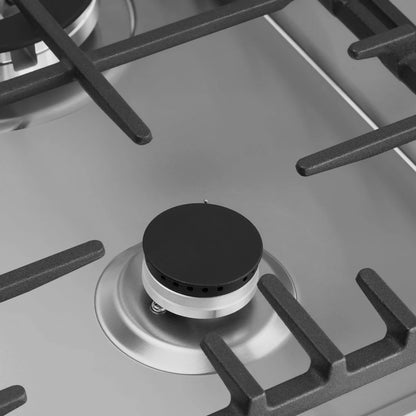 Omega 60cm Gas Cooktop, Stainless Steel