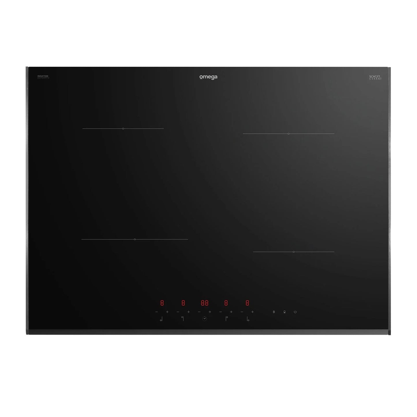 Omega  70cm Induction Cooktop, 10 Amp Power Phasing