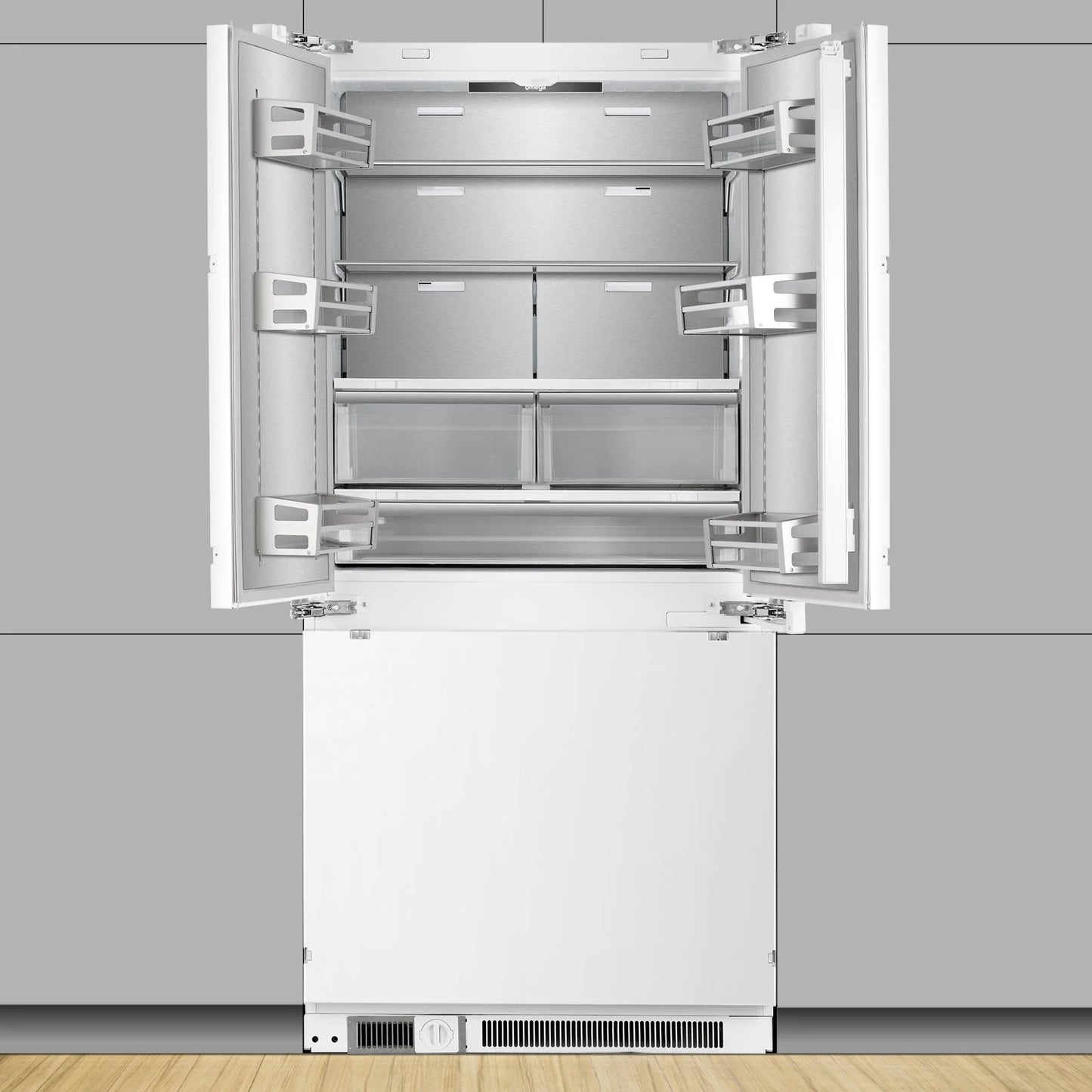 Omega 439L Integrated French Door Refrigerator