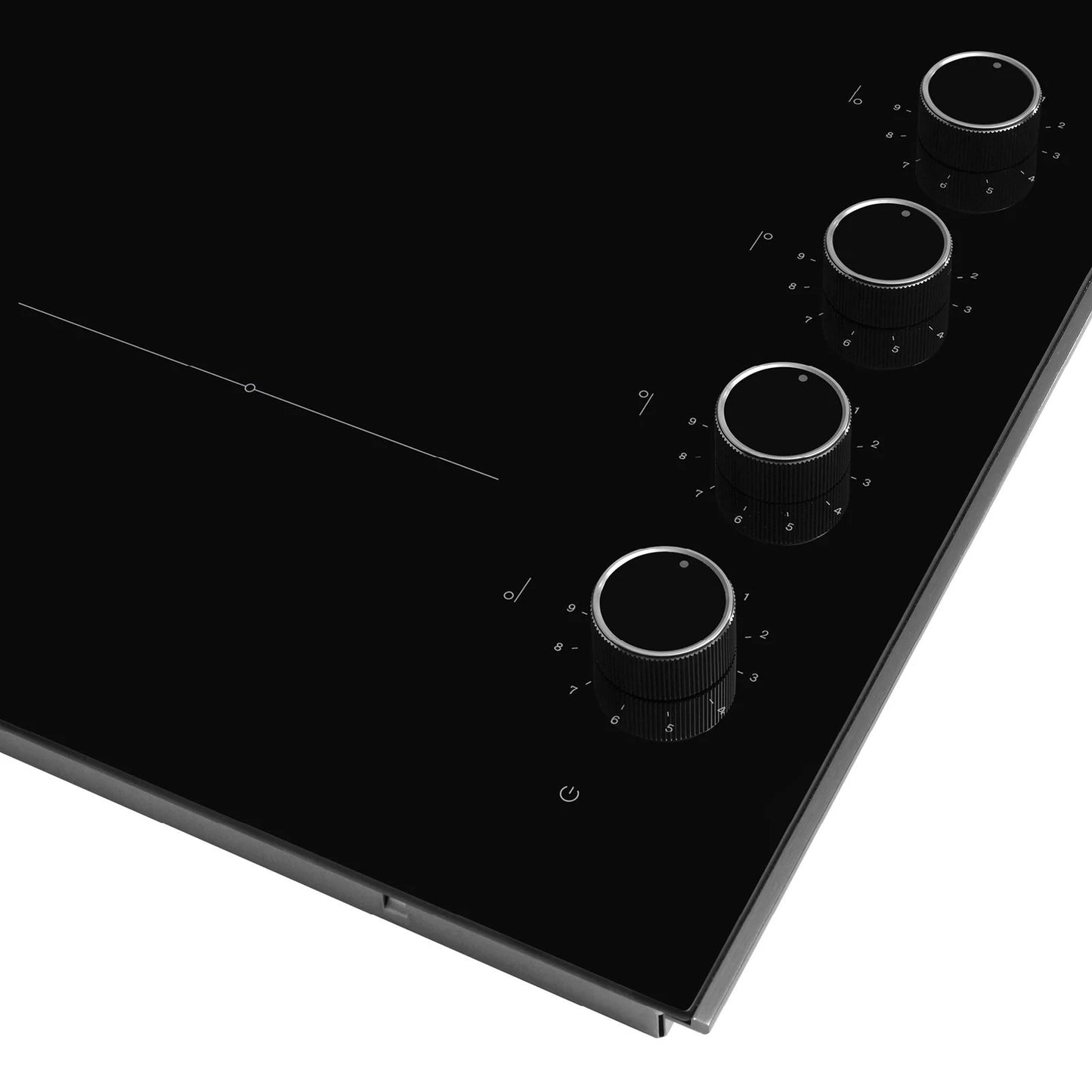 Omega  60cm Ceramic Cooktop, Knob Controls