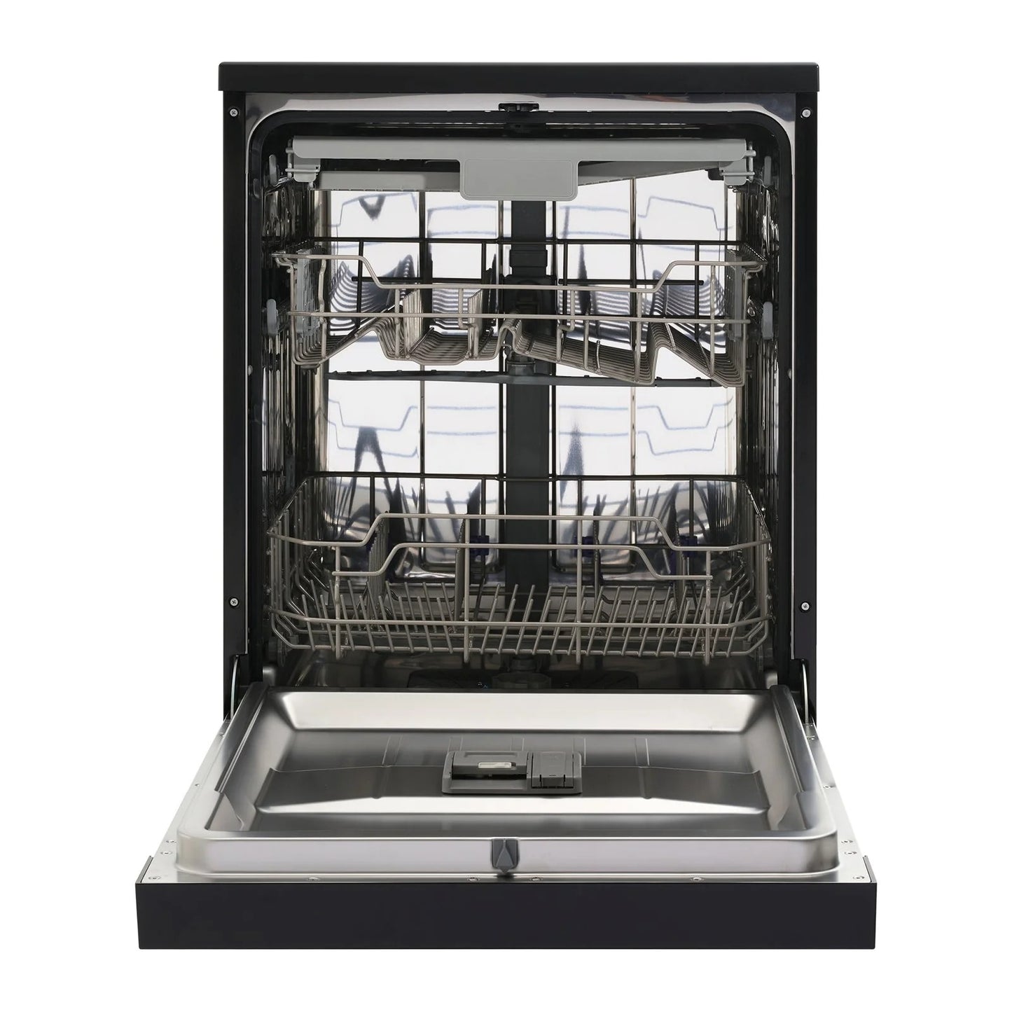 Omega 60cm Freestanding Dishwasher, Black Stainless Steel
