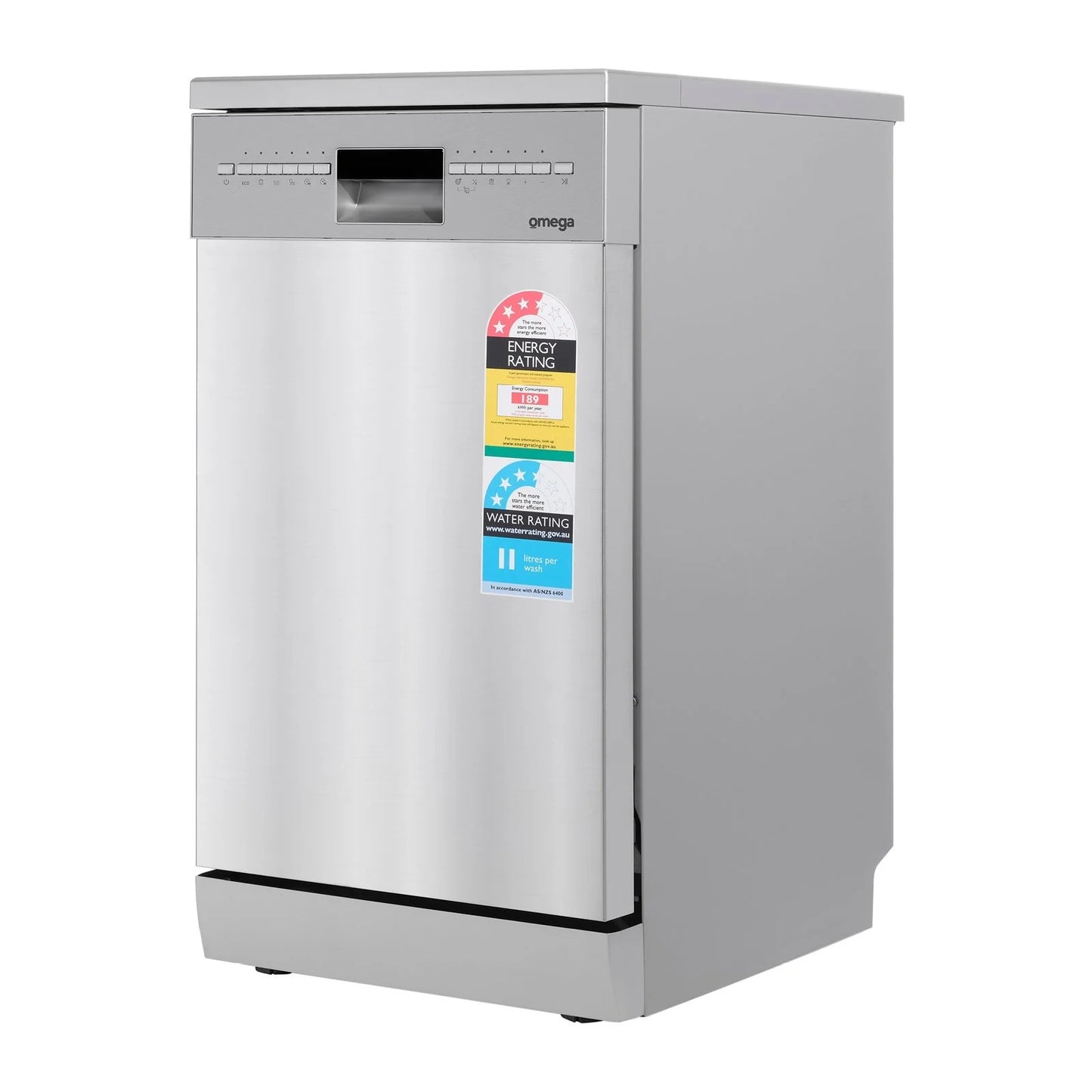 Omega 45cm Compact Freestanding Dishwasher