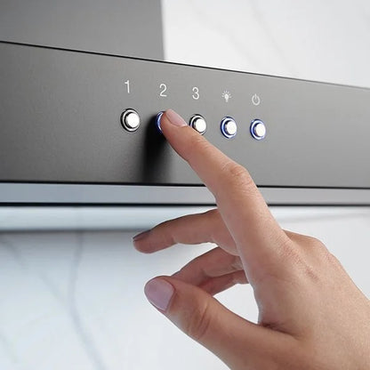 Omega 90cm Canopy Rangehood