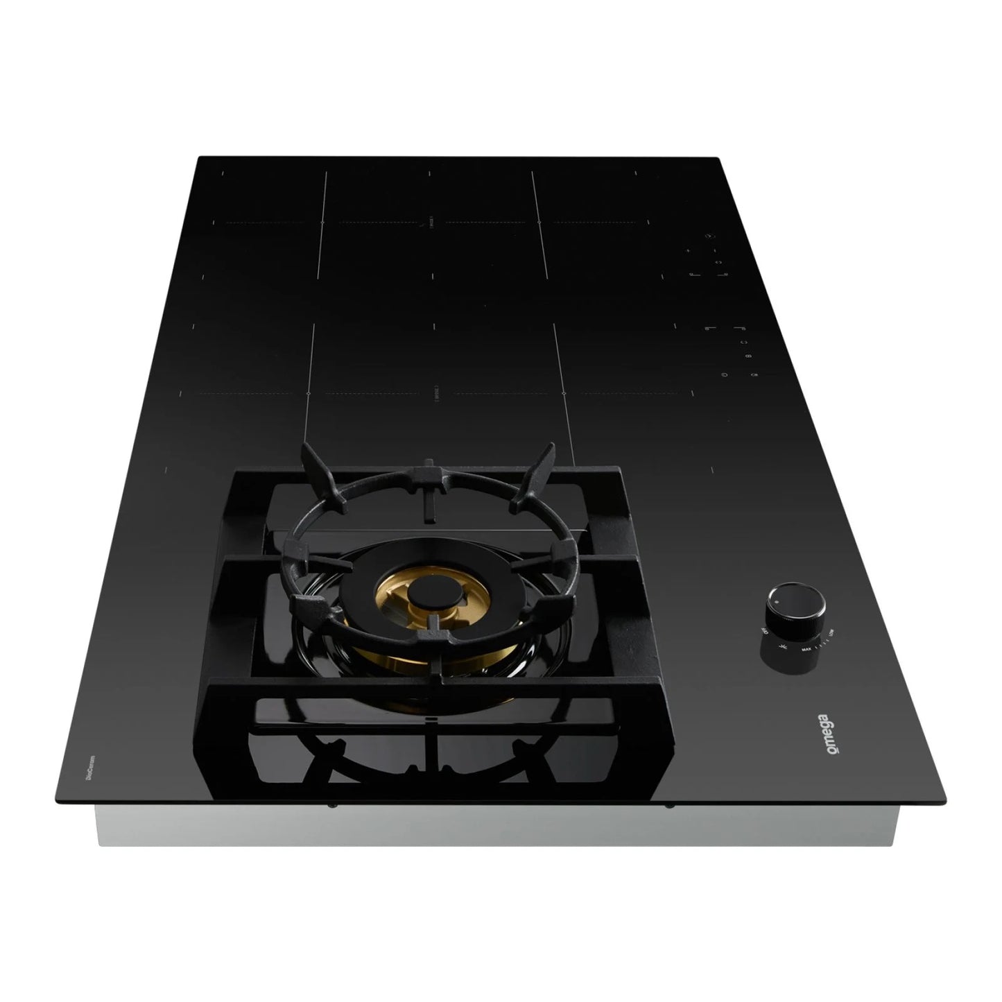 Omega 90cm Hybrid Cooktop, Gas & Induction