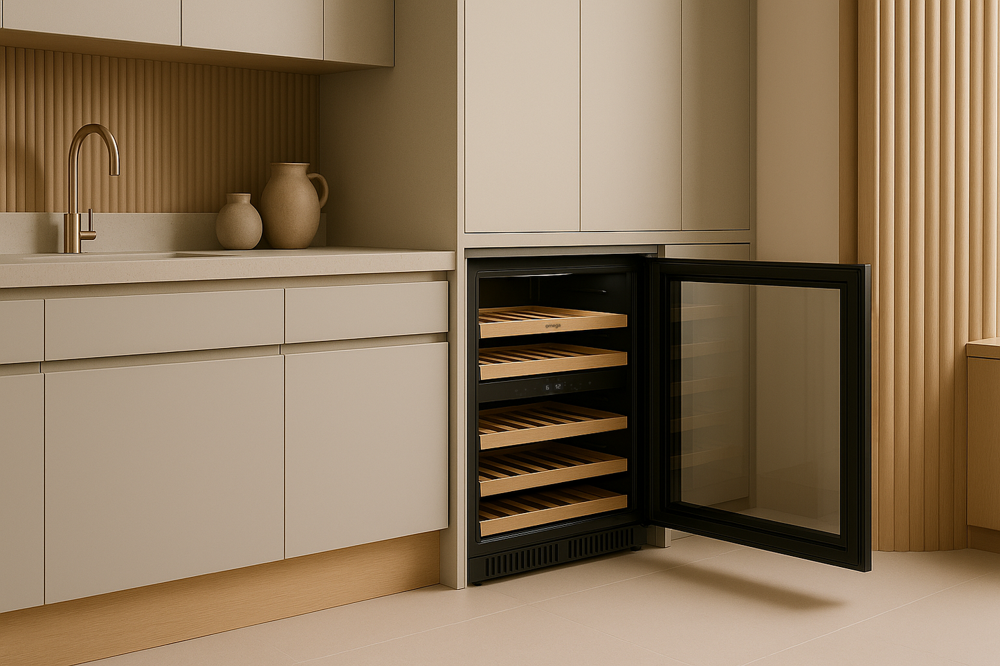 Omega 46 Bottle Dual Zone Wine Cabinet