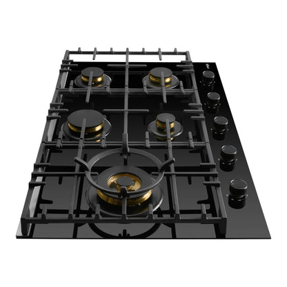 Omega 90cm Gas on Ceramic Glass Cooktop