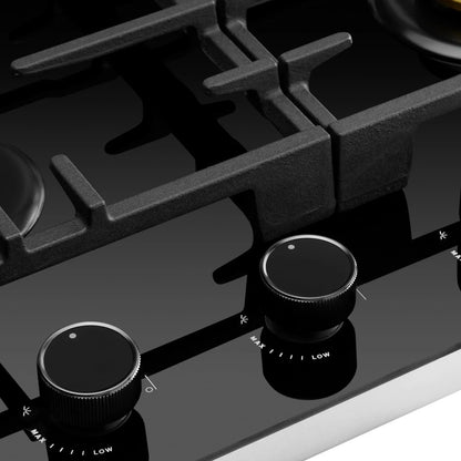 Omega 60cm Gas on Ceramic Glass Cooktop