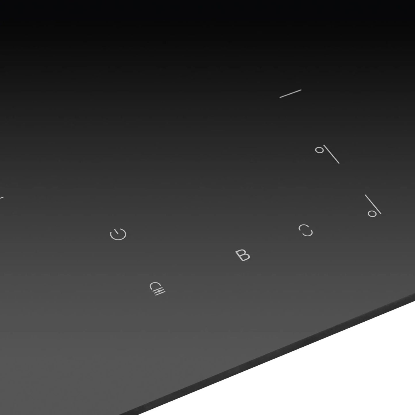 Omega 90cm Hybrid Cooktop, Gas & Induction