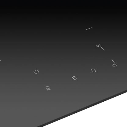 Omega 90cm Hybrid Cooktop, Gas & Induction