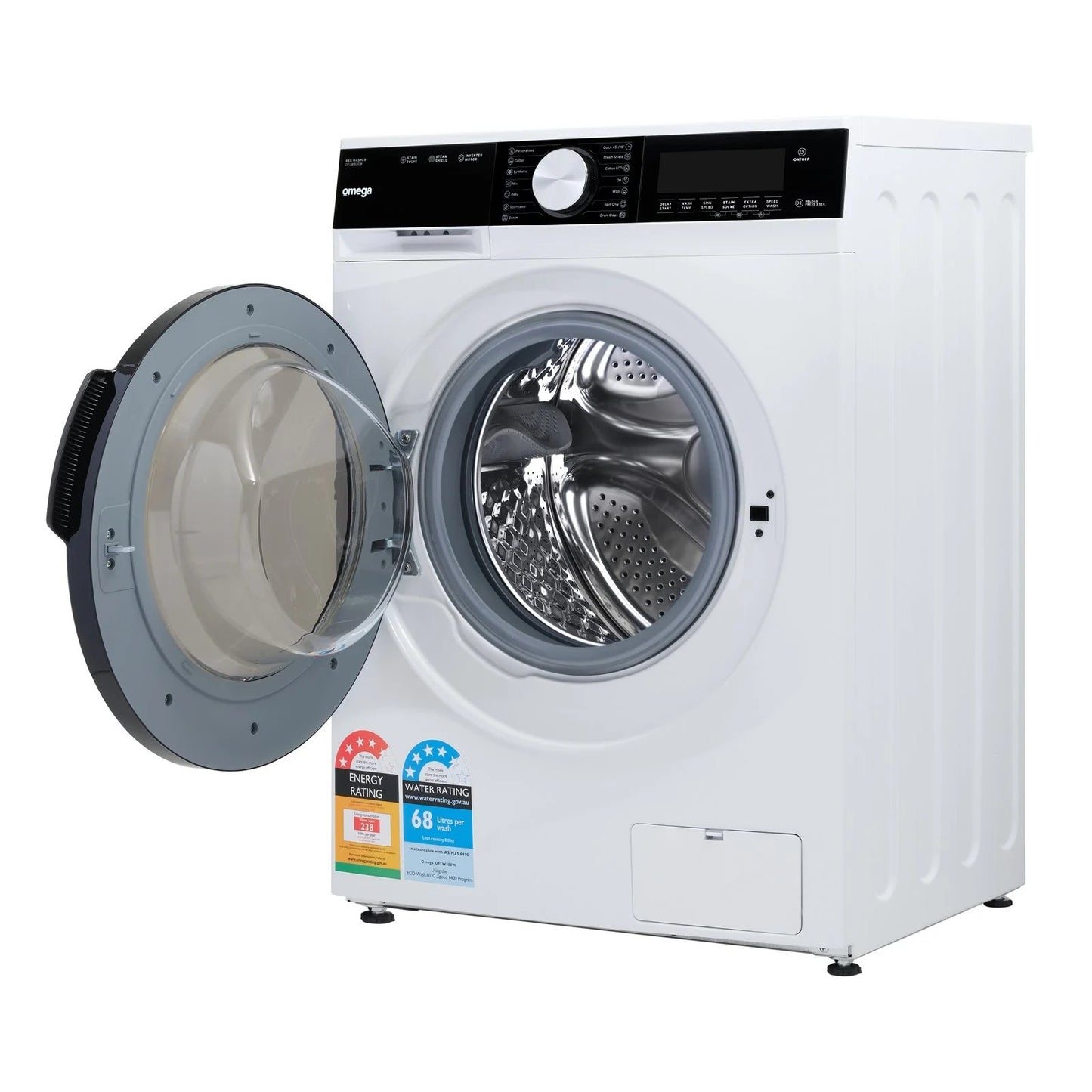 Omega 8kg Front Load Washing Machine