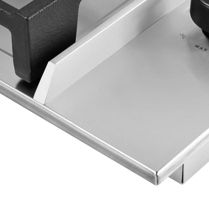 Omega 70cm Gas Cooktop, Stainless Steel