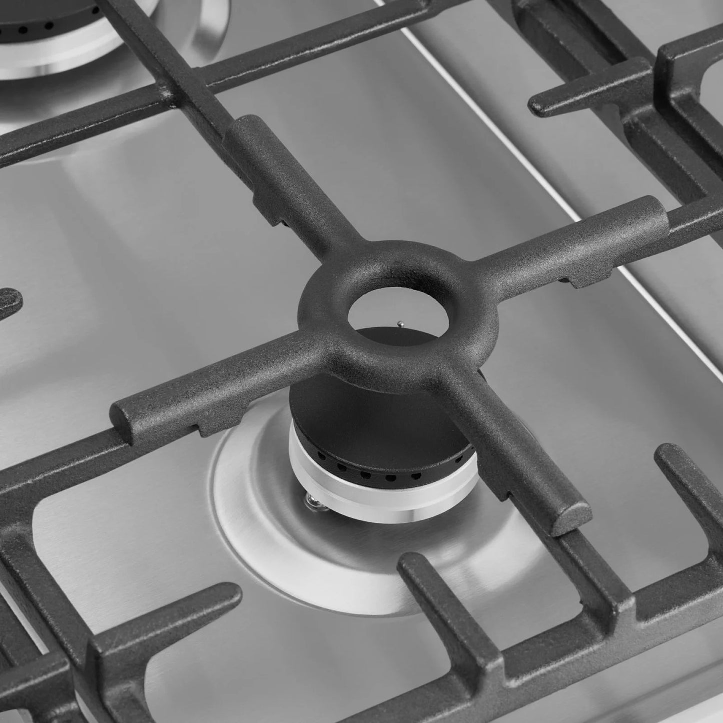 Omega 70cm Gas Cooktop, Stainless Steel