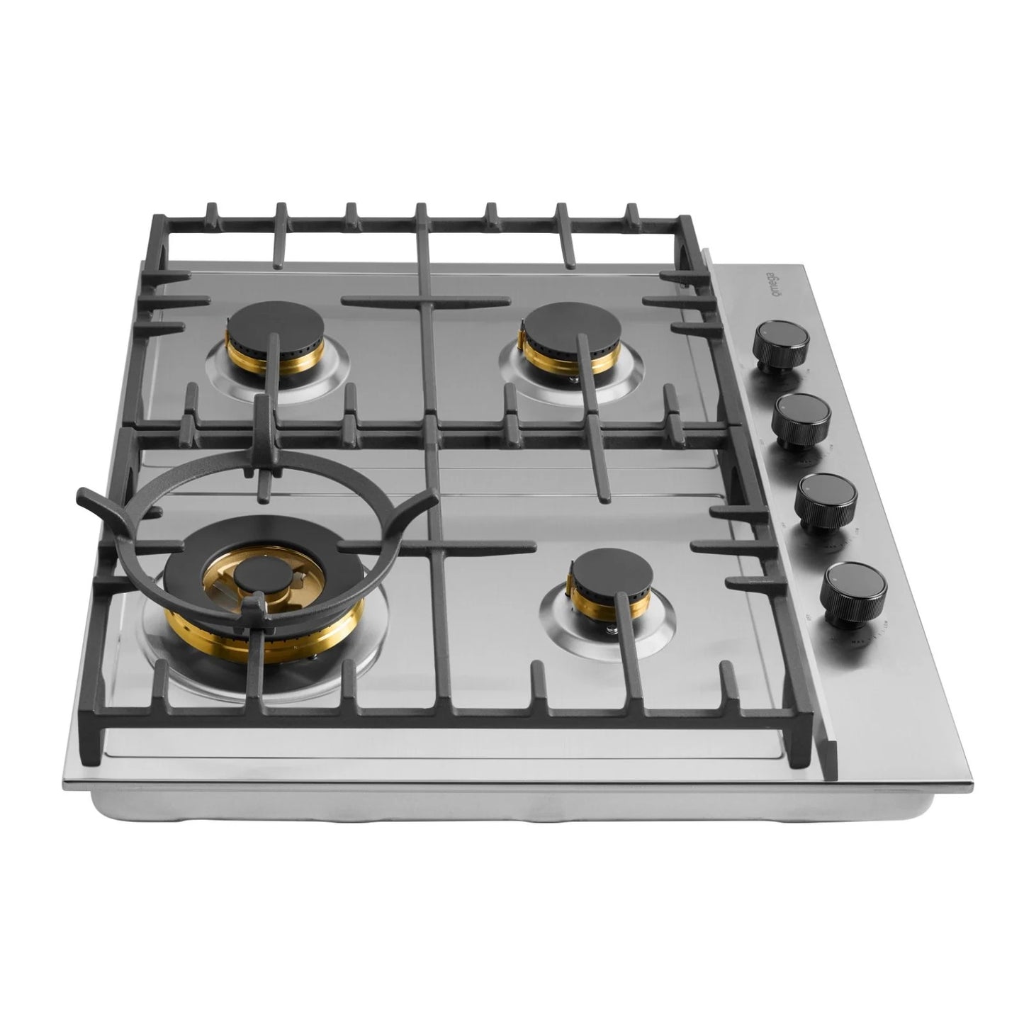 Omega  60cm Gas Cooktop, Stainless Steel