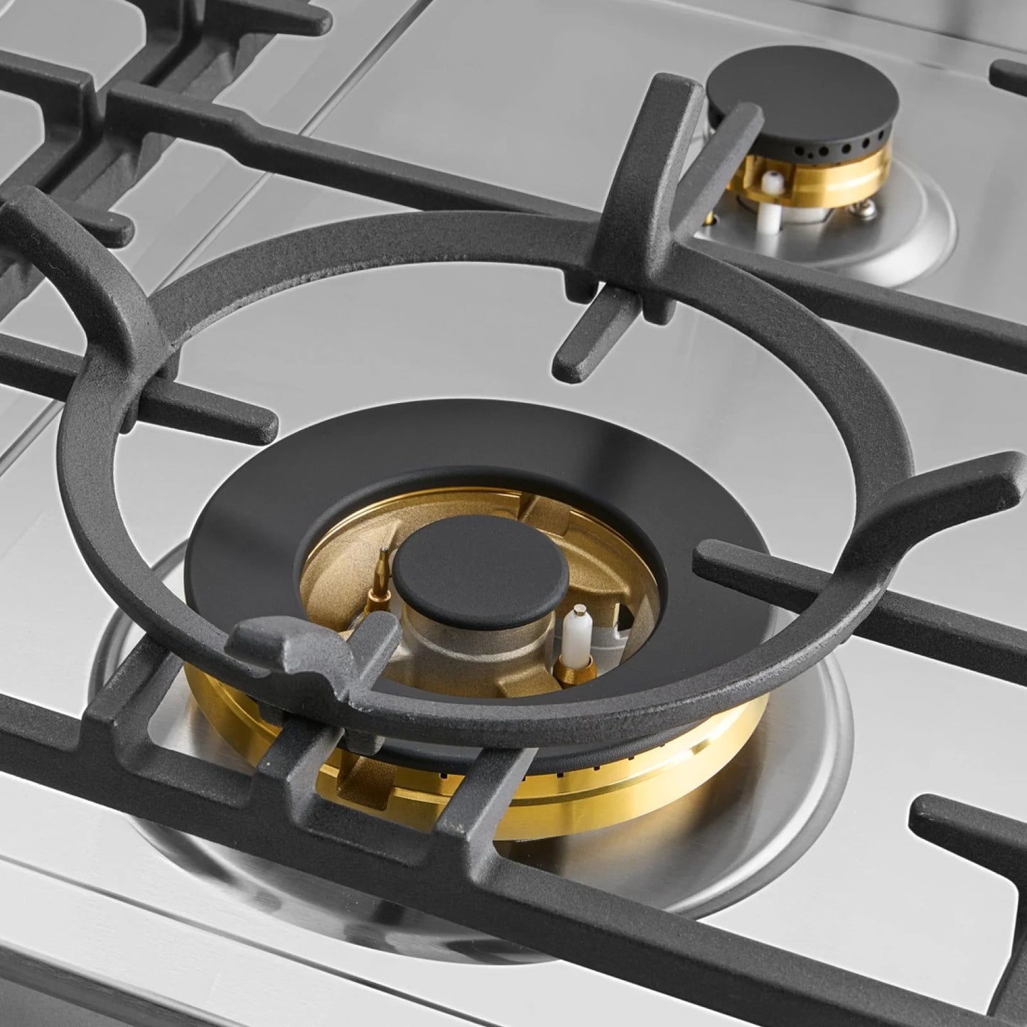 Omega  60cm Gas Cooktop, Stainless Steel