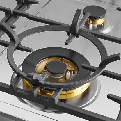 Omega  60cm Gas Cooktop, Stainless Steel