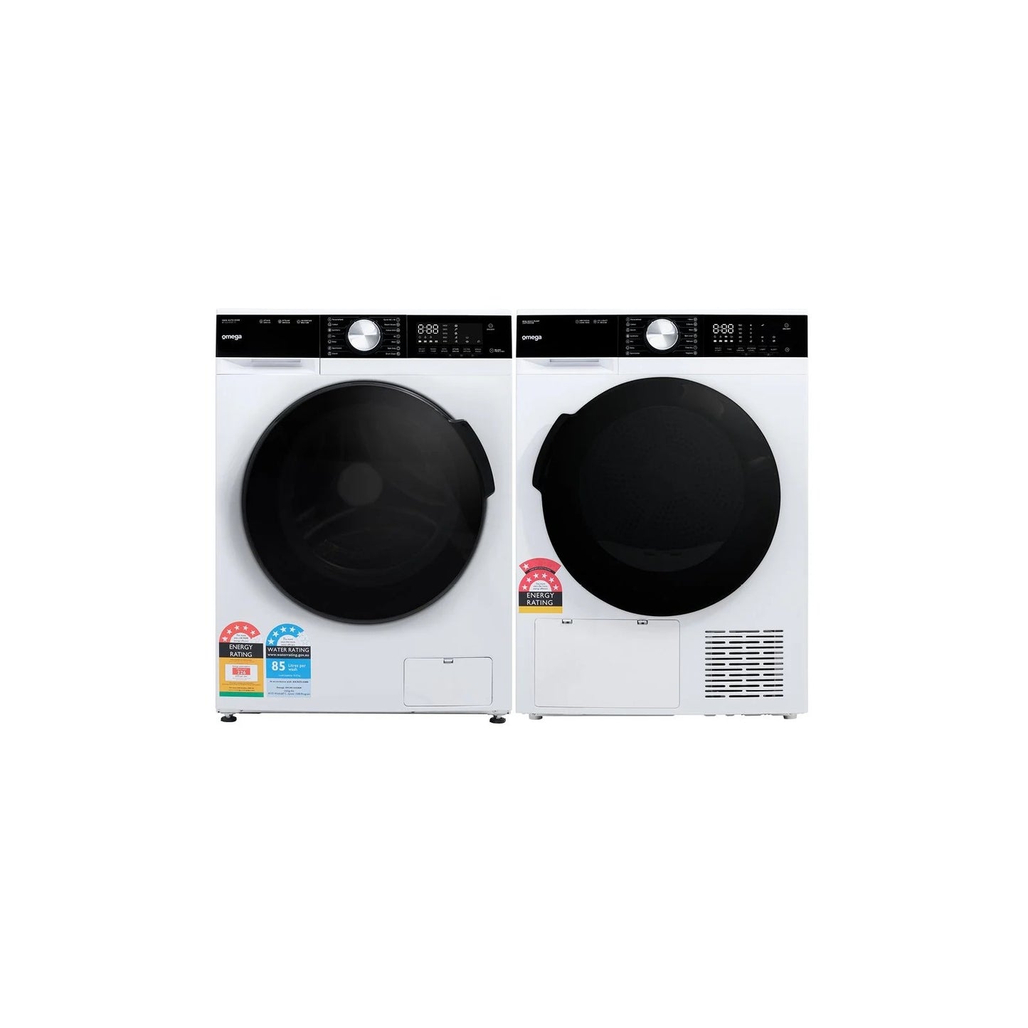 Omega 10kg Auto Dose Front Load Washing Machine