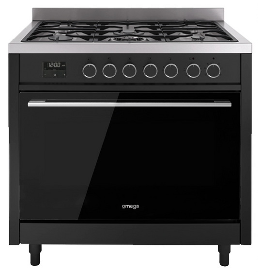 Omega 90cm Freestanding Dual Fuel Cooker
