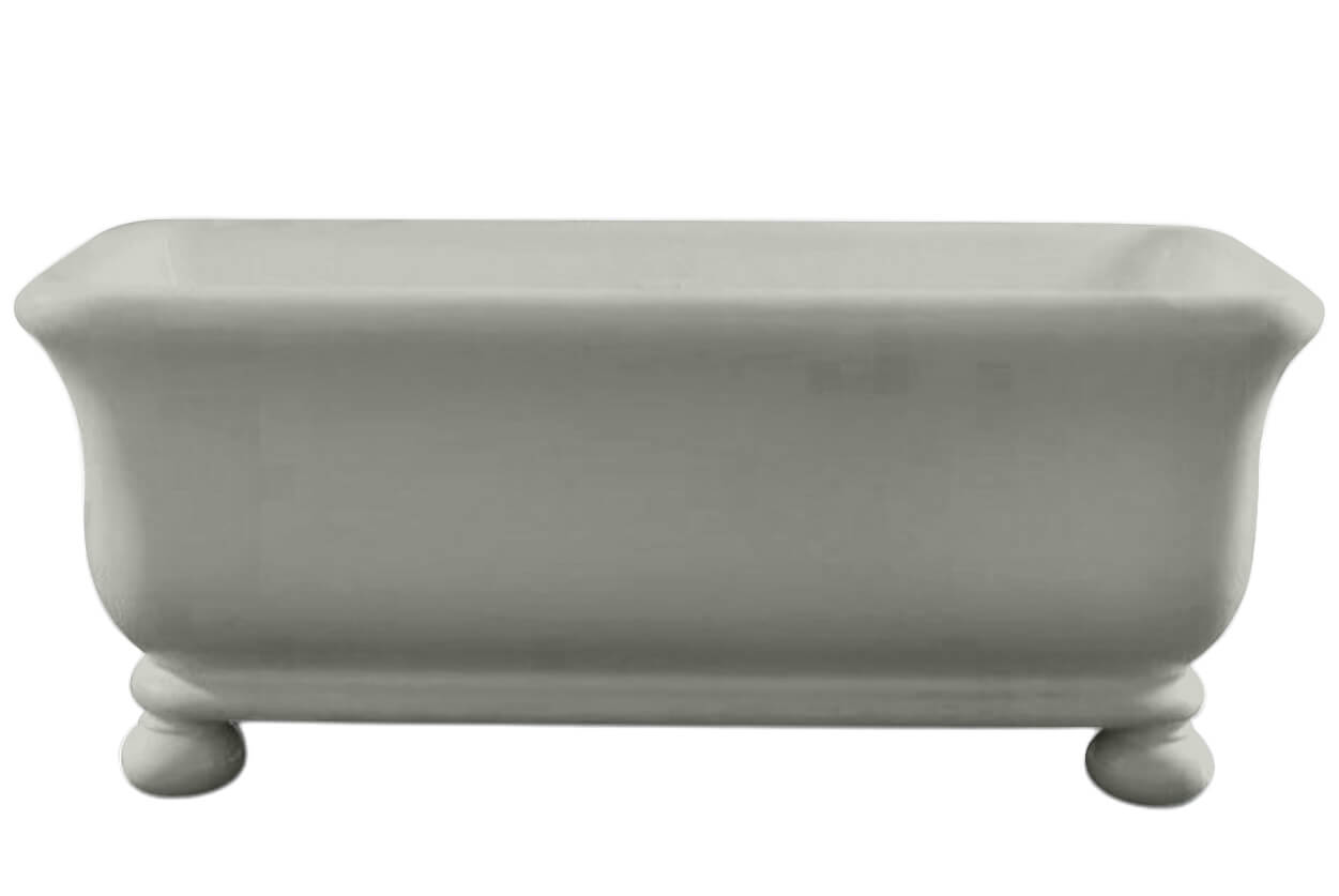 Kirkham 180 x 84 TitanCast Solid Surface Freestanding Bath with Ball Feet - Special Finish