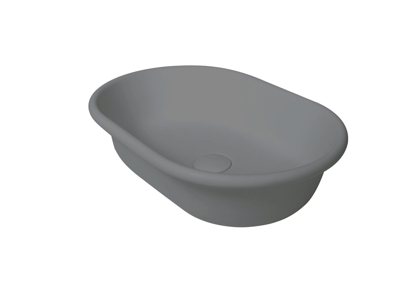 Blanche 53 x 36 TitanCast Solid Surface Above Counter Basin