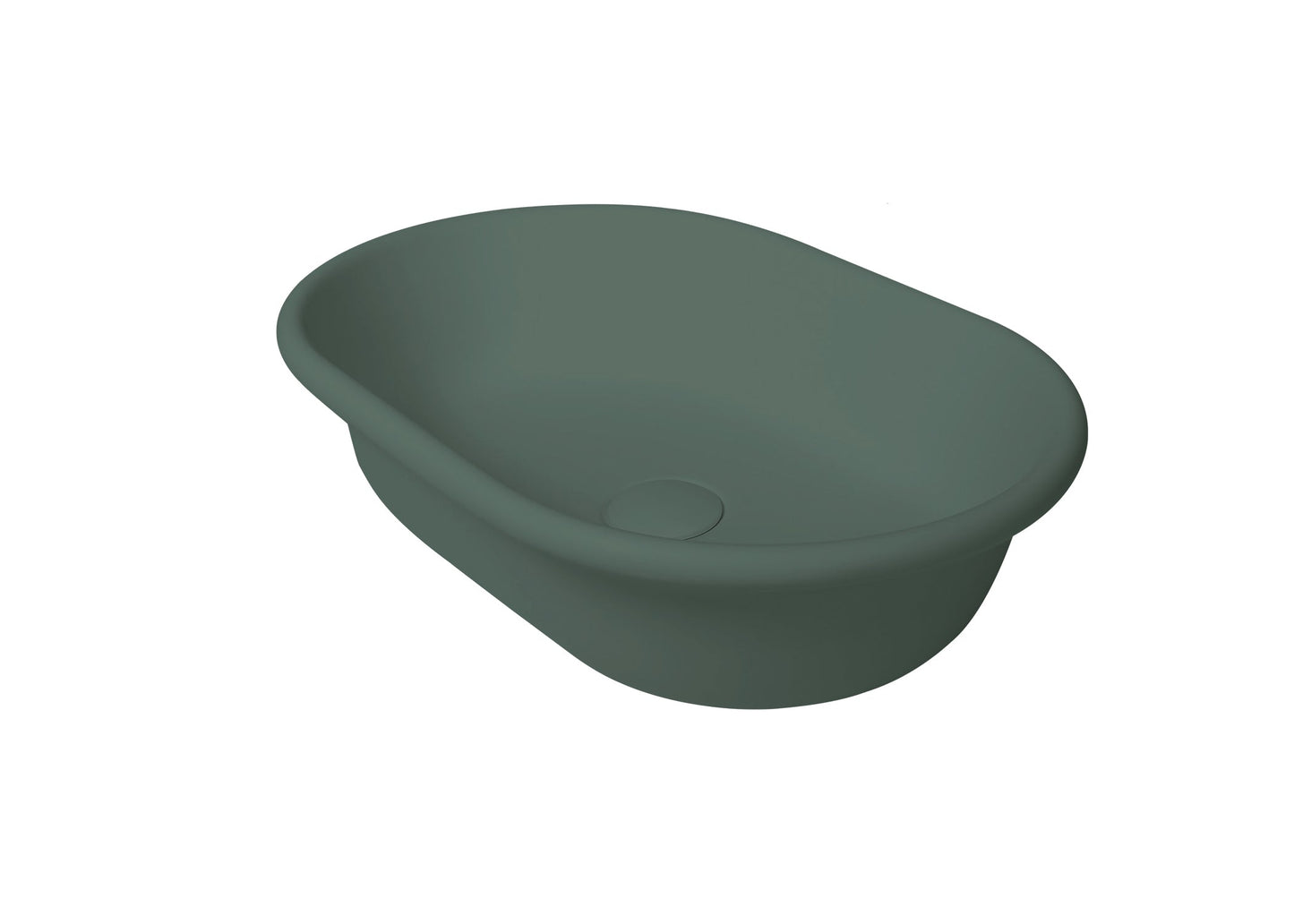 Blanche 53 x 36 TitanCast Solid Surface Above Counter Basin